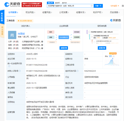 智行在合肥設(shè)立全資子公司，注冊資本2000萬元布局計算機軟硬件零售